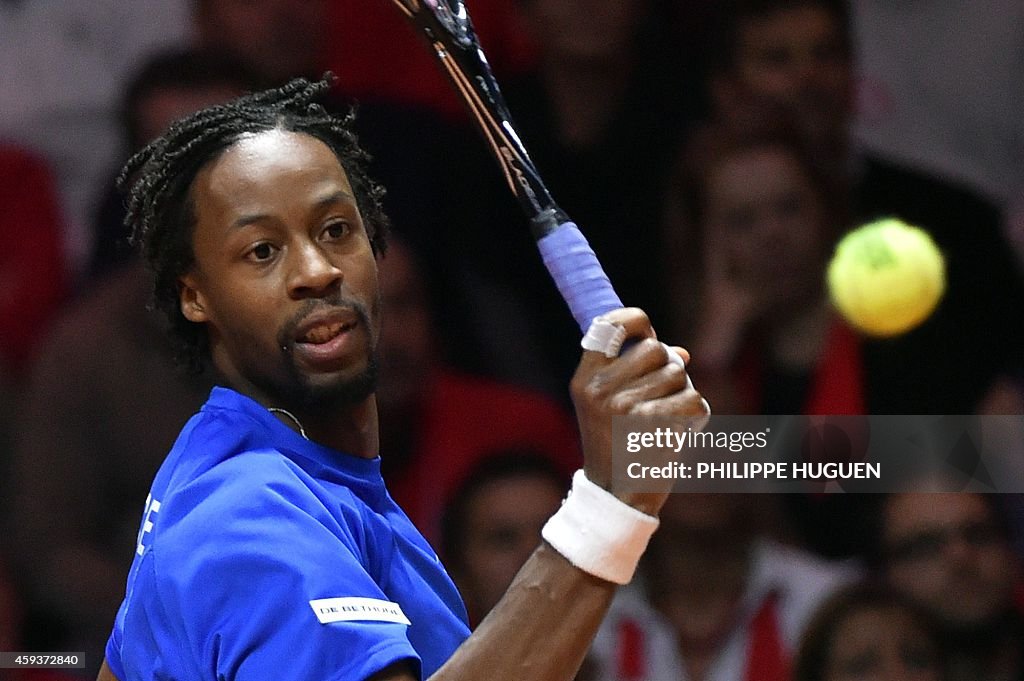 TENNIS-DAVIS-CUP-FRA-SUI