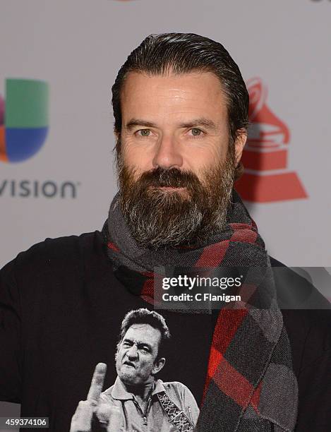 Songwriter Jarabe de Palo attends the 15th annual Latin GRAMMY Awards at the MGM Grand Garden Arena on November 20, 2014 in Las Vegas, Nevada.