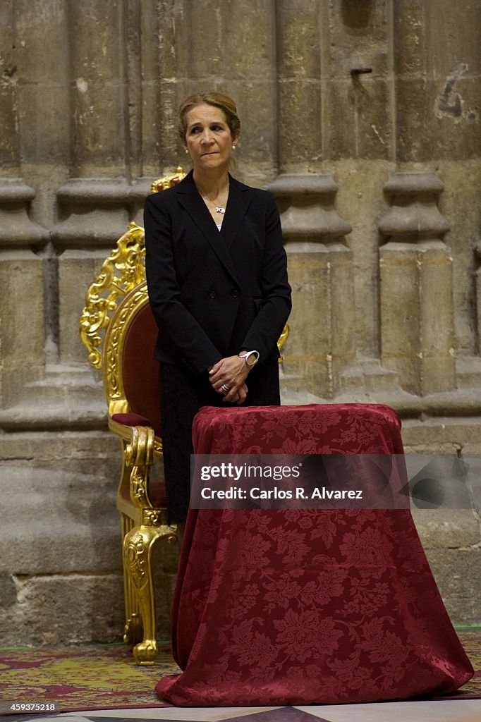 Funeral Service For Duchess of Alba In Seville Cathedral