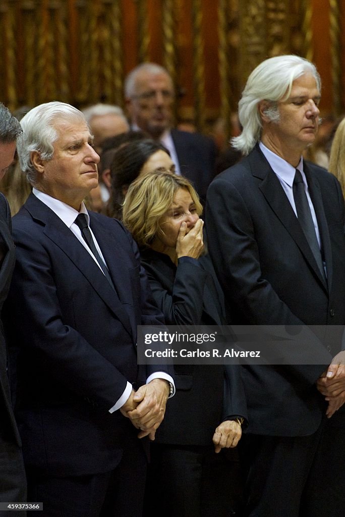 Funeral Service For Duchess of Alba In Seville Cathedral