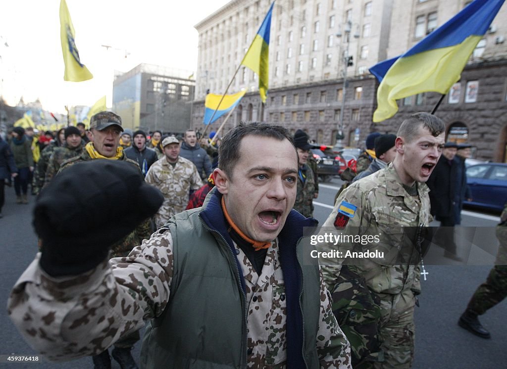 March for the deaths of Ukrainian Maidan protests