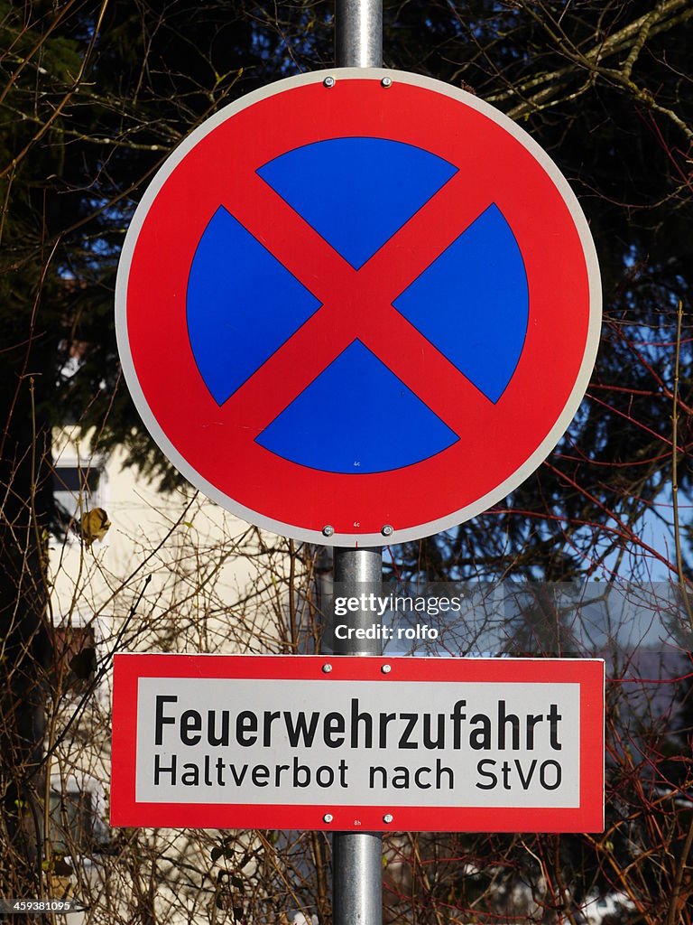 German Bad Sign German Traffic Signs High-Res Stock Photo - Getty Images