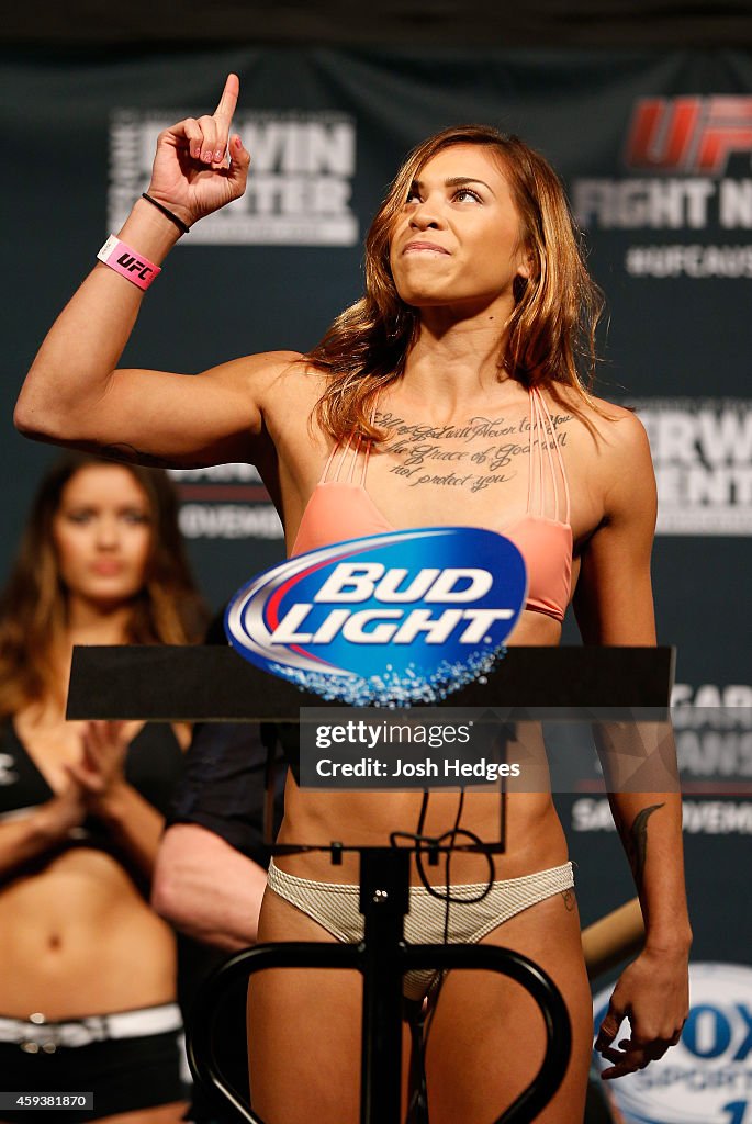 UFC Fight Night Weigh-in