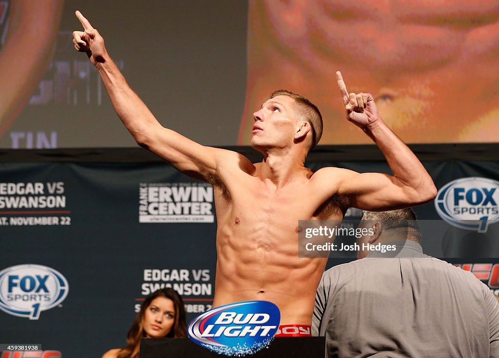 UFC Fight Night Weigh-in