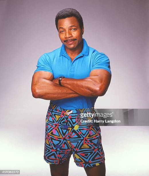 Actor Carl Weathers poses for a portrait in 1987 in Los Angeles, California.