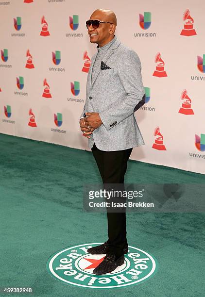 Juan Plaza attends the 15th annual Latin GRAMMY Awards at the MGM Grand Garden Arena on November 20, 2014 in Las Vegas, Nevada.