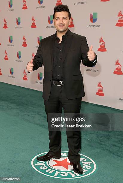 Sak Noel attends the 15th annual Latin GRAMMY Awards at the MGM Grand Garden Arena on November 20, 2014 in Las Vegas, Nevada.