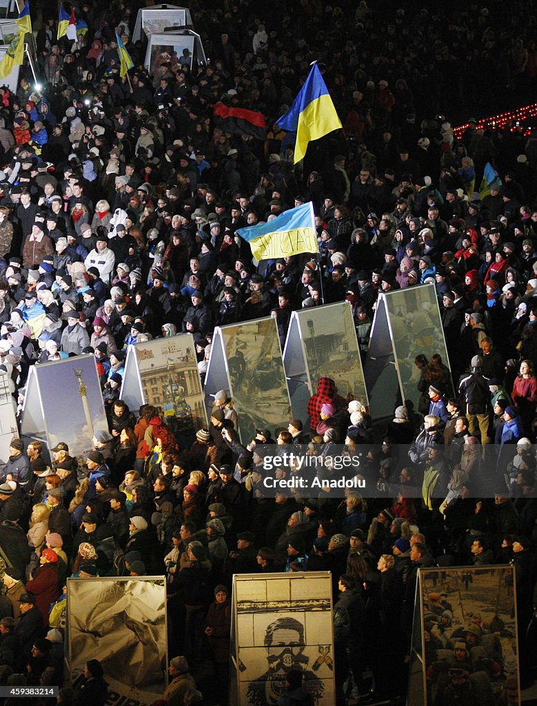 Memorial for the deaths of Ukrainian Maidan protests