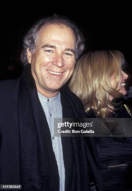 Jimmy Buffett and wife Jane Slagsvol attend the opening of David Copperfield's "Dreams and Nightmares" on December 5, 1996 at the Martin Beck Theater...