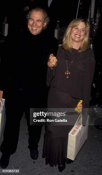 Jimmy Buffett and wife Jane Slagsvol attend Random House - New Yorker Party Honoring Richard Avedon on September 27, 1993 at the New York Public...