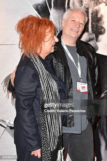 Joe Lansdale and Emanuela Martini attend the 32th Turin Film Festival Opening Night on November 21, 2014 in Turin, Italy.