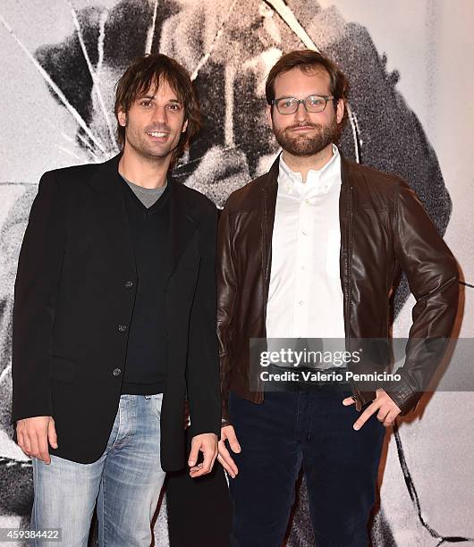 De Serio Massimiliano and Tassi Fabrizio attend the 32th Turin Film Festival Opening Night on November 21, 2014 in Turin, Italy.