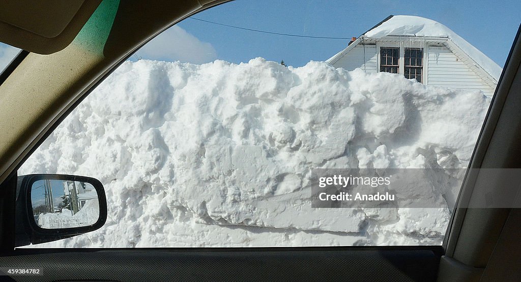 Snow removal efforts in Buffalo