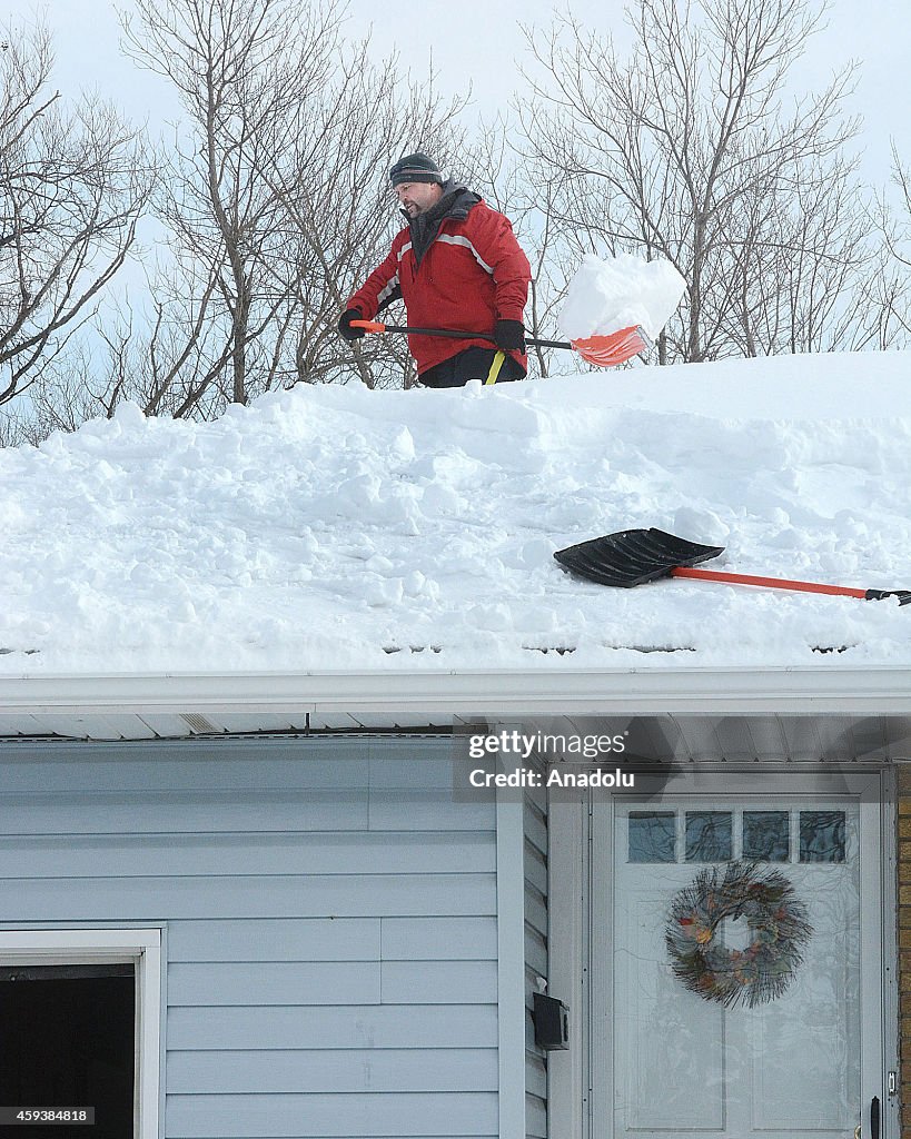 Snow removal efforts in Buffalo