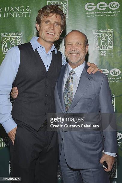 Anthony K. Shriver and Ron Book attend the 18th Annual Best Buddies Miami Gala: Southeast Asia at Fontainebleau Miami Beach on November 21, 2014 in...