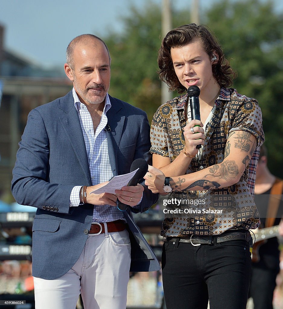 One Direction Celebrate The Release Of Album "Four" On NBC Today Show