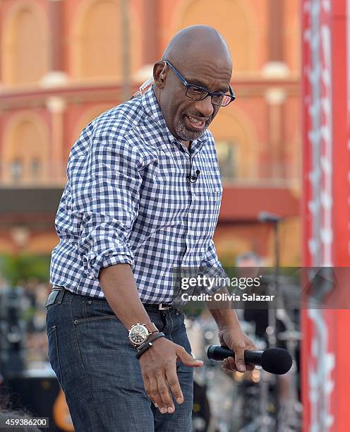 Al Roker appear on NBC's Today Show to release their new album "Four" at Universal City Walk At Universal Orlando on November 17, 2014 in Orlando,...
