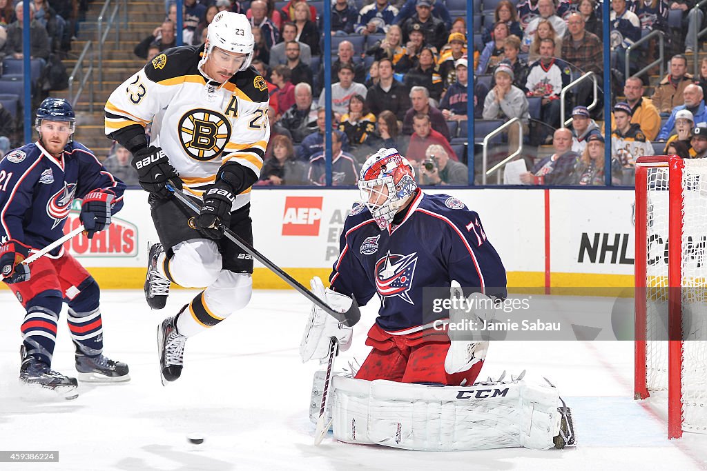 Boston Bruins v Columbus Blue Jackets