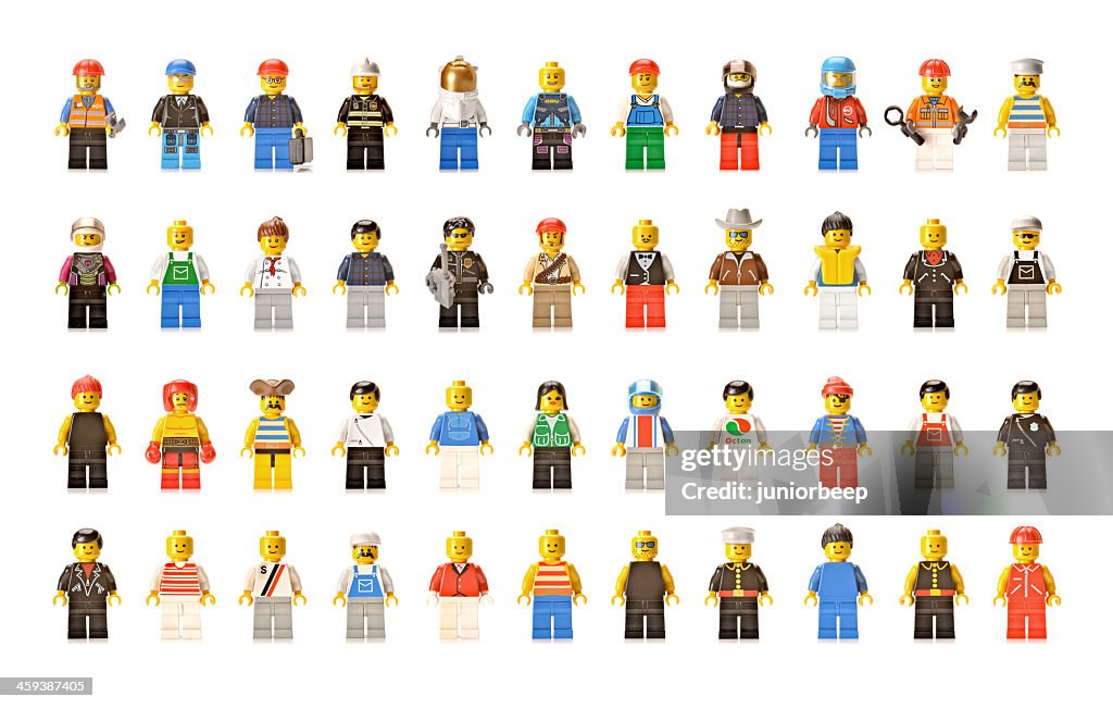 Lego figures men and women