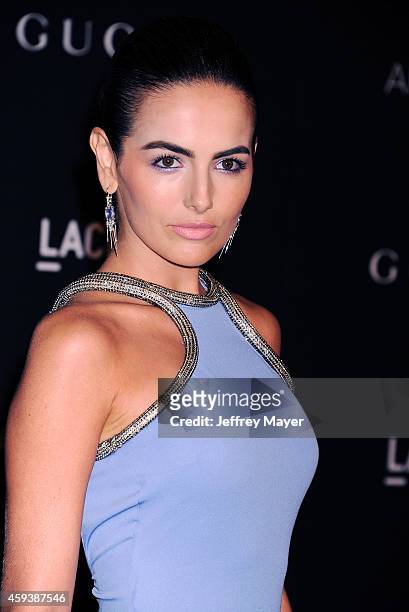 Actress Camilla Belle attends the 2014 LACMA Art + Film Gala honoring Barbara Kruger and Quentin Tarantino presented by Gucci at LACMA on November 1,...