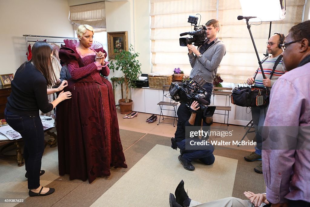 Exclusive Coverage! NeNe Leakes Final Cinderealla Costume Fitting For Her Broadway Debut