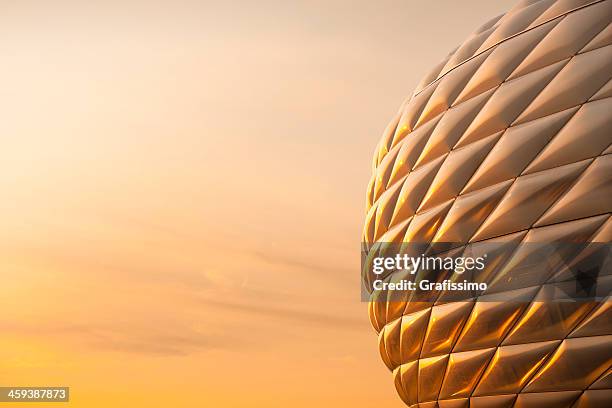 detail of the allianz arena in munich soccer stadium - munich stock pictures, royalty-free photos & images