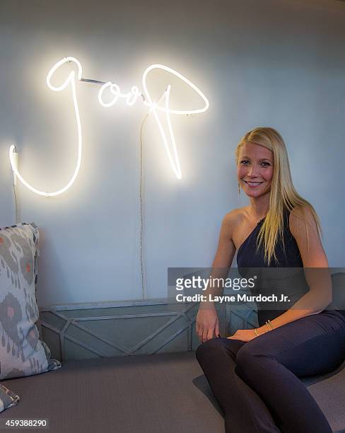 Gwyneth Paltrow attends the goop pop Dallas Launch Party in Highland Park Village on November 20, 2014 in Dallas, Texas.