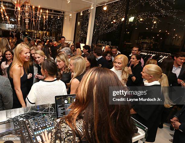 Gwyneth Paltrow attends the goop pop Dallas Launch Party in Highland Park Village on November 20, 2014 in Dallas, Texas.