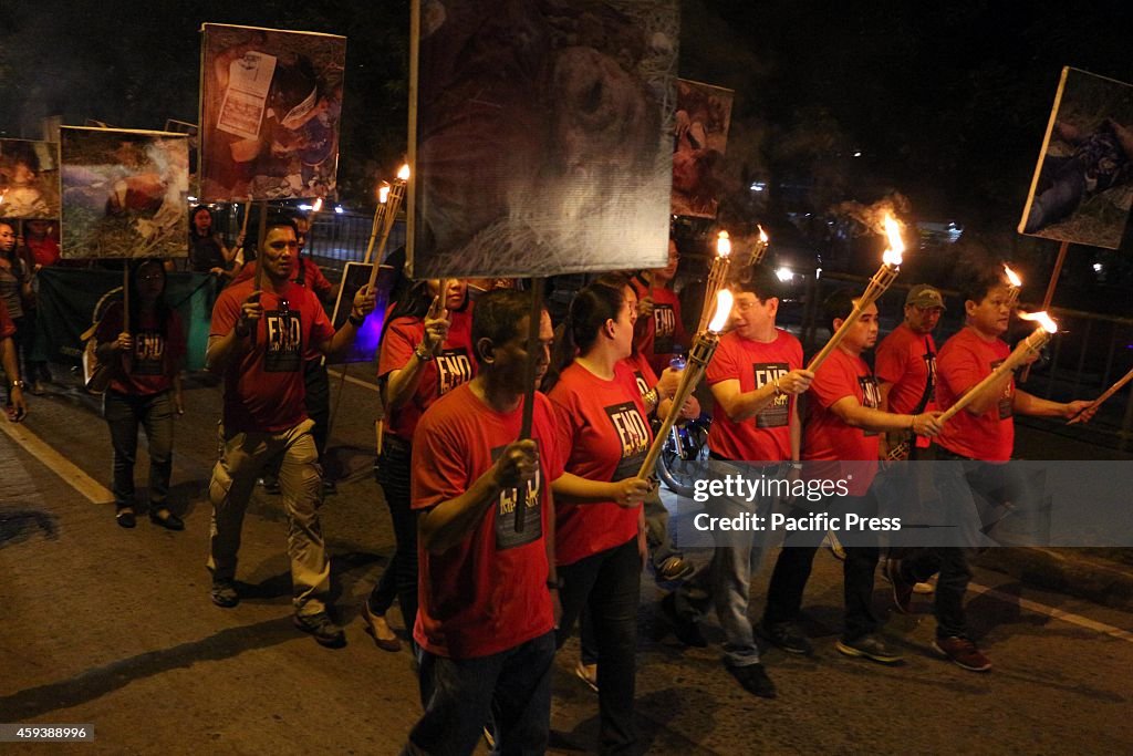 Various media groups lead by The National Press Club of the...