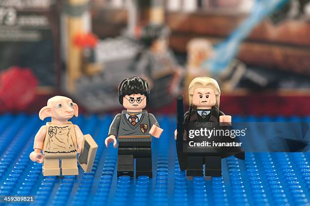 harry potter lego collection - charmeur photos et images de collection
