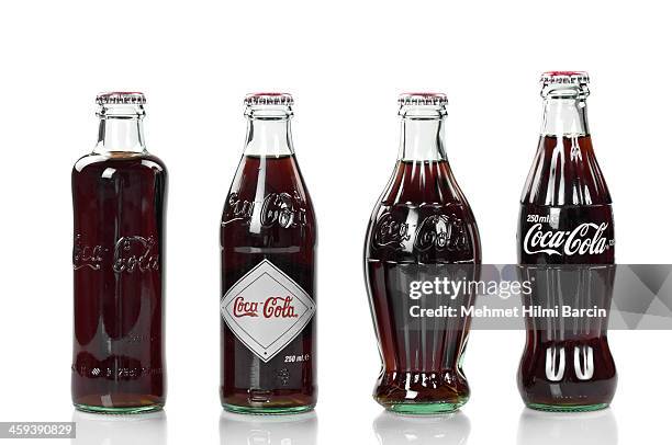 coca-cola anniversary vintage collection - vintage soda stock pictures, royalty-free photos & images