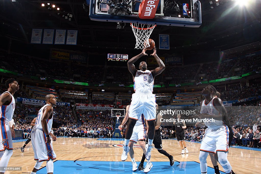 Brooklyn Nets v Oklahoma City Thunder