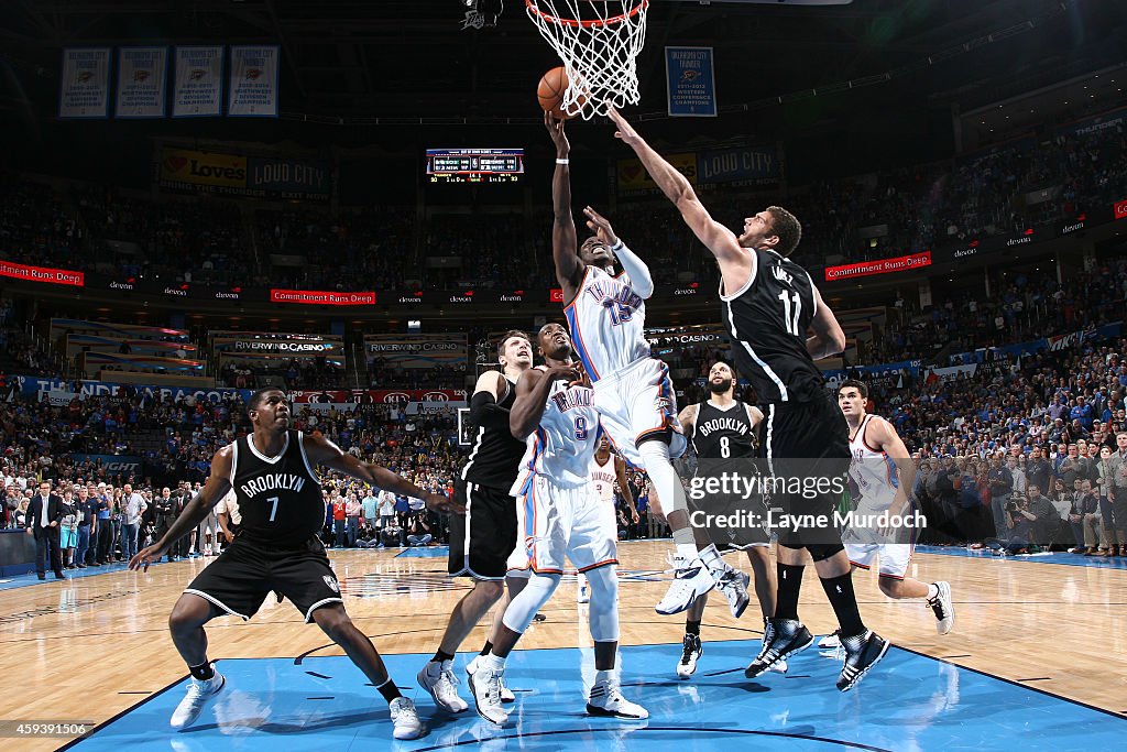 Brooklyn Nets v Oklahoma City Thunder