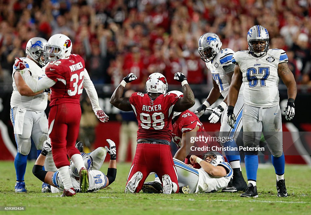 Detroit Lions v Arizona Cardinals