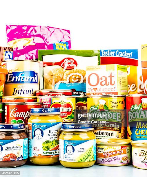 coleção de comida de mercearia-drive - não perecíveis imagens e fotografias de stock