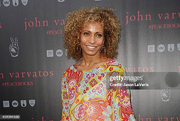 Actress Michelle Hurd attends the International Peace Day celebration at John Varvatos on September 21, 2014 in Los Angeles, California.