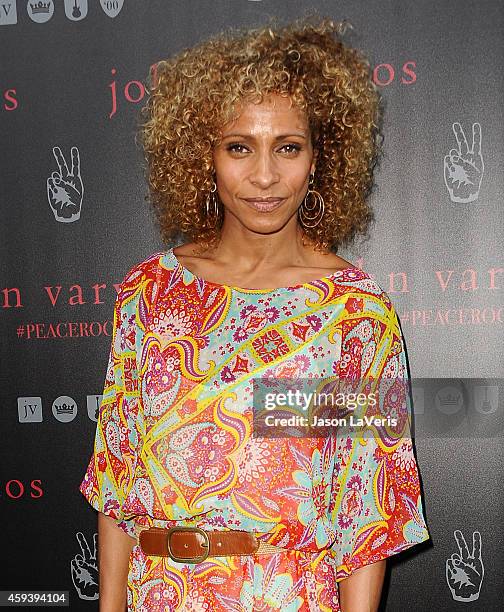 Actress Michelle Hurd attends the International Peace Day celebration at John Varvatos on September 21, 2014 in Los Angeles, California.