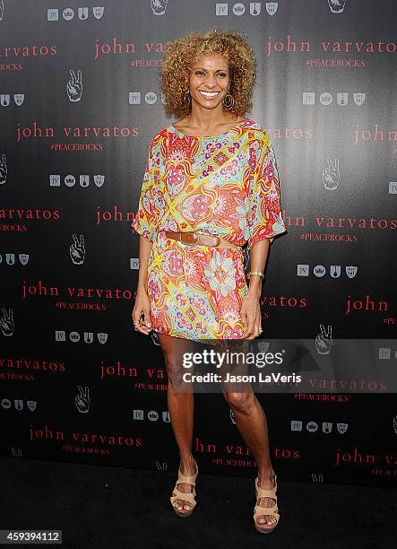 Actress Michelle Hurd attends the International Peace Day celebration at John Varvatos on September 21, 2014 in Los Angeles, California.