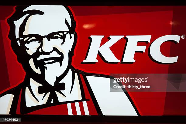 kfc la visionneuse - kentucky fried chicken photos et images de collection