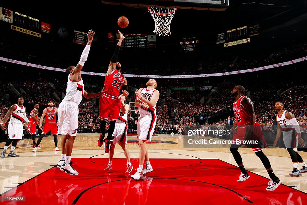 Chicago Bulls v Portland Trail Blazers