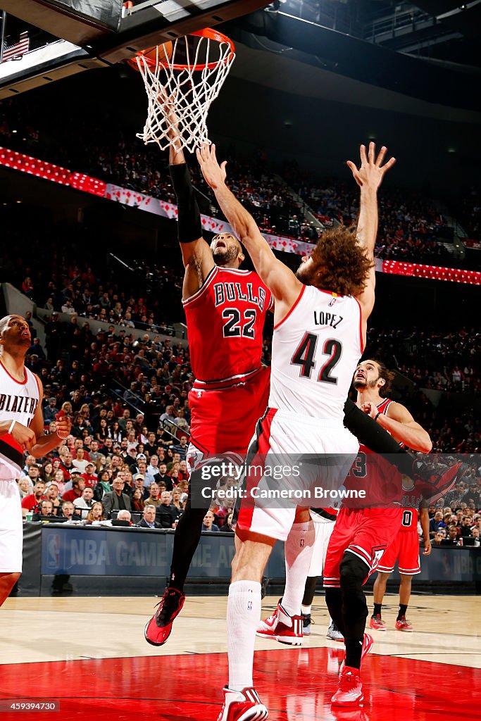 Chicago Bulls v Portland Trail Blazers