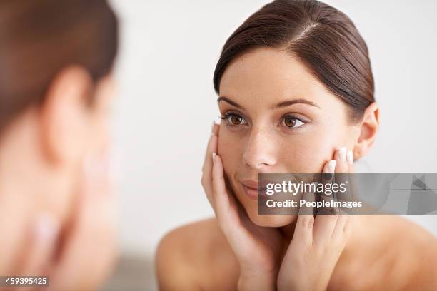 smooth, flawless skin - cheek stock pictures, royalty-free photos & images