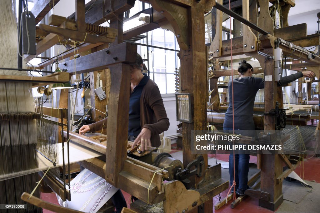 FRANCE-INDUSTRY-TEXTILE-SILK-TASSINARI