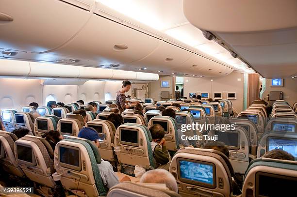 singapore airlines airbus 380 - airbus concept cabin stock pictures, royalty-free photos & images