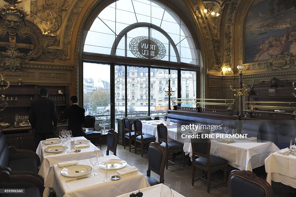 FRANCE-RESTAURANT-TOURISM-TRAIN-BLEU