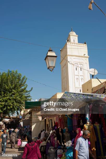 semmarine medina - bab boujeloud stock pictures, royalty-free photos & images