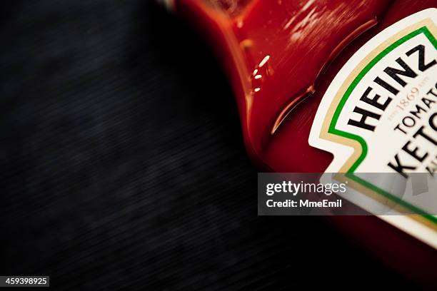 heinz's ketchup - tomato sauce stock pictures, royalty-free photos & images