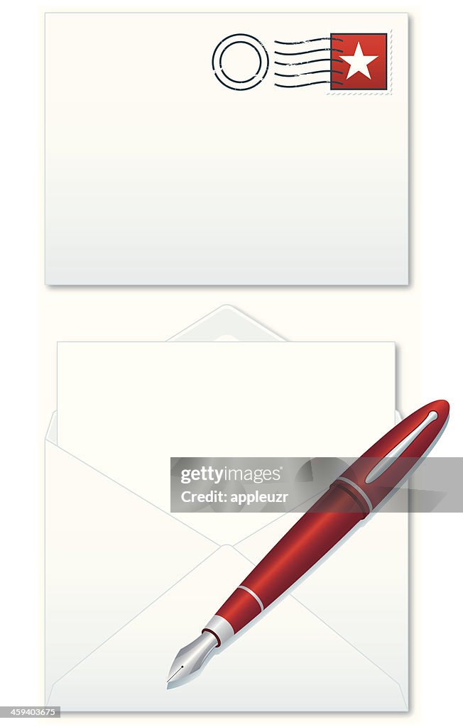 Card Envelope Vector Envelope And Card High-Res Vector Graphic - Getty Images