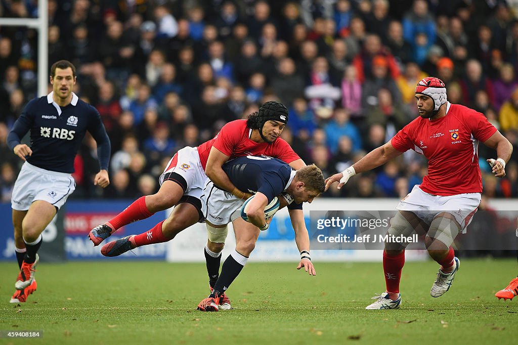 Scotland v Tonga - International Match