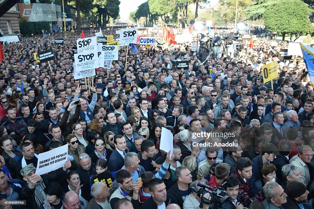 Anti-government protests in Albania